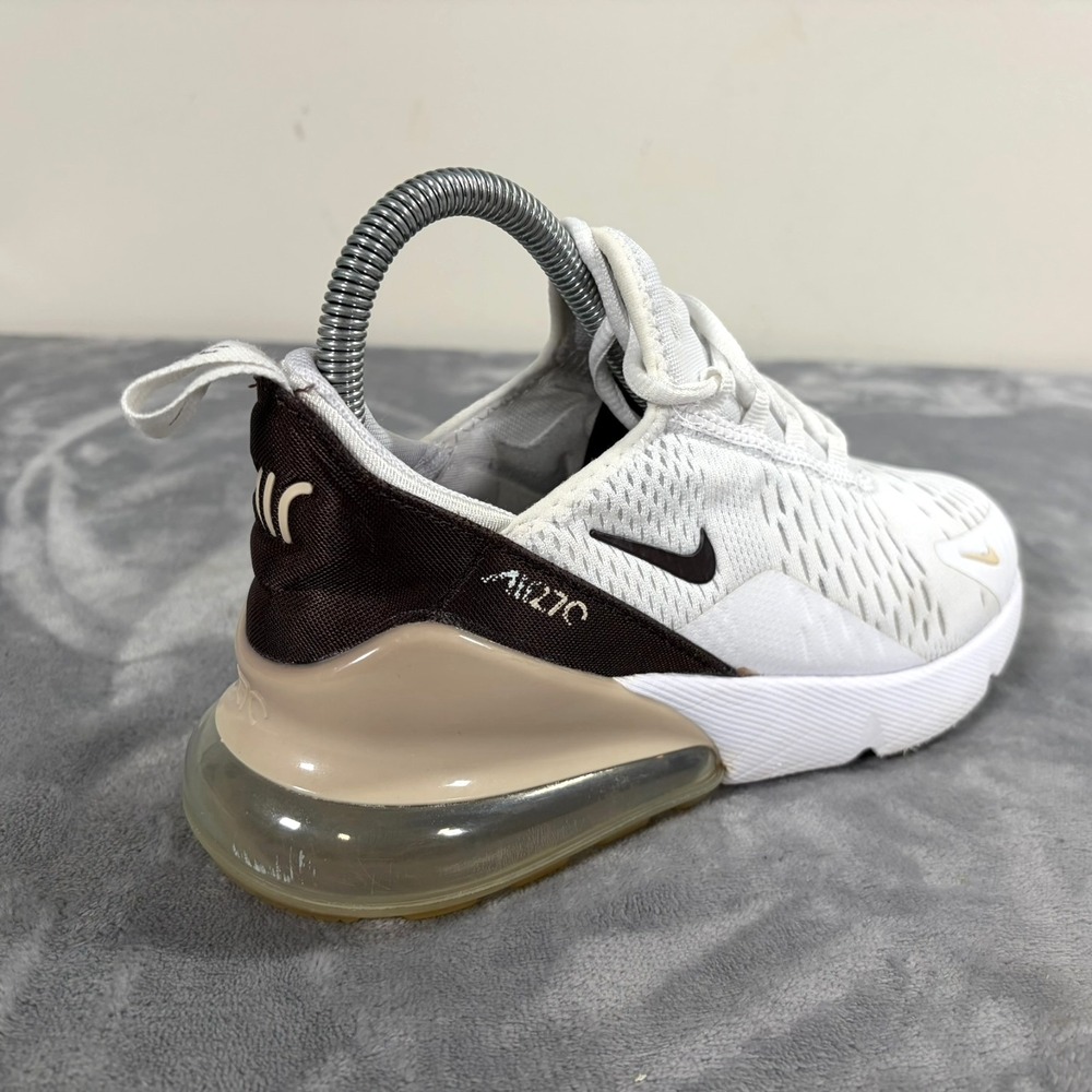 Nike Air Max 270 SE White Velvet Brown Sneakers Womens US 6 Shoes FD9875-100 - Picture 5 of 10